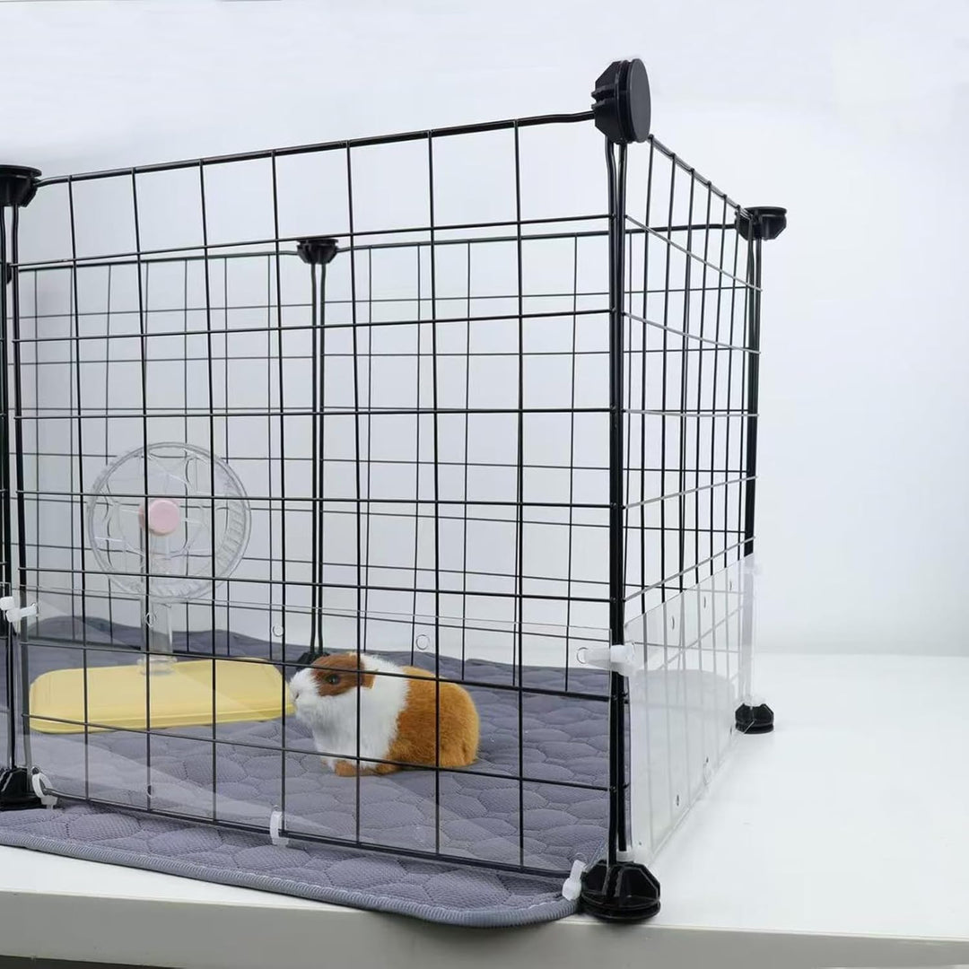 18 Stück Haustierkäfig Einlagen, Käfig-Urin-Schutz, 35x15 cm Haustierkäfig-Einlage mit 180 Stück Kab