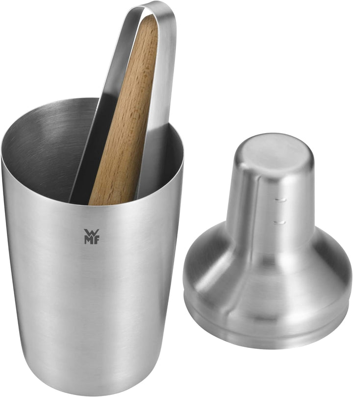 WMF Matroschka Cocktail Set 5-teilig Bar-Set mit Shaker 700ml, Barmass, Cocktail Sieb, Eiszange und