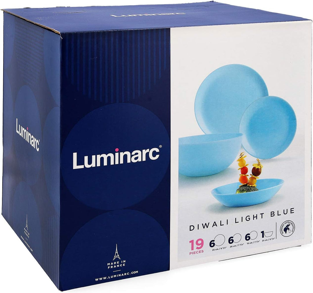 Geschirrset 19 PIEZAS blau, 19 PIEZAS Blau