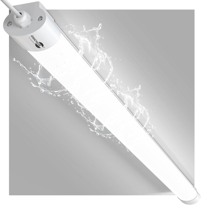 Feuchtraumleuchte LED 120cm, Kellerlampe Led Röhre 36W 3600LM, Werkstattlampe IP66, Wasserfest Werks