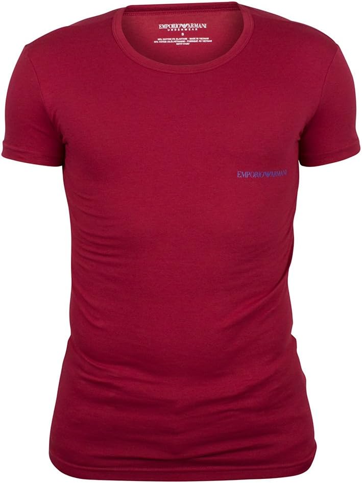 Emporio Armani Zwei Pack Rundhals t-Shirt XL Marine & Rot