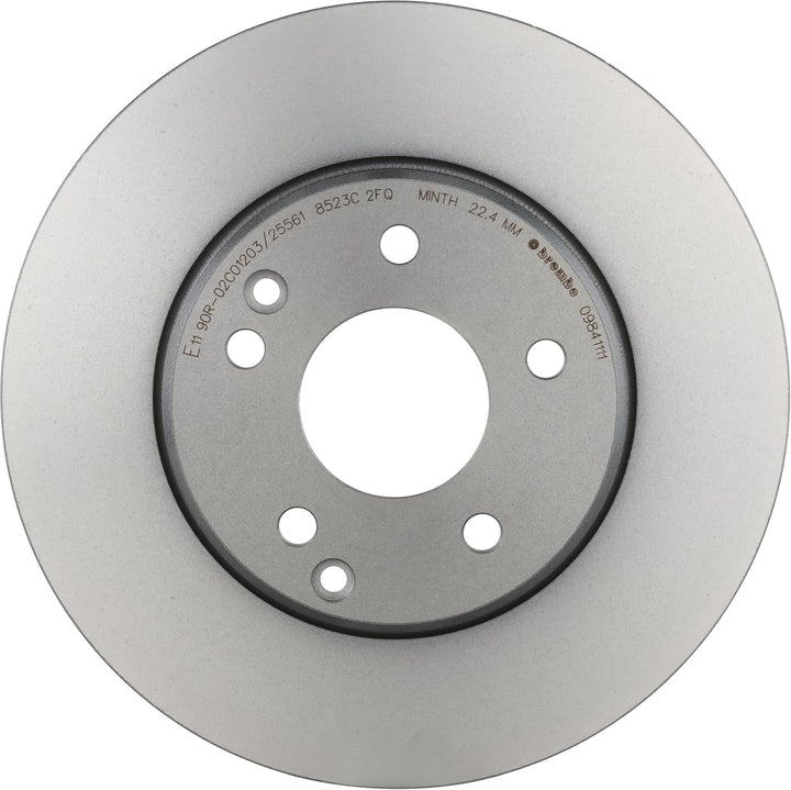 Brembo 09.8411.11 Vordere Bremsscheibe mit UV Lackierung, Anzahl 2 Single, Single