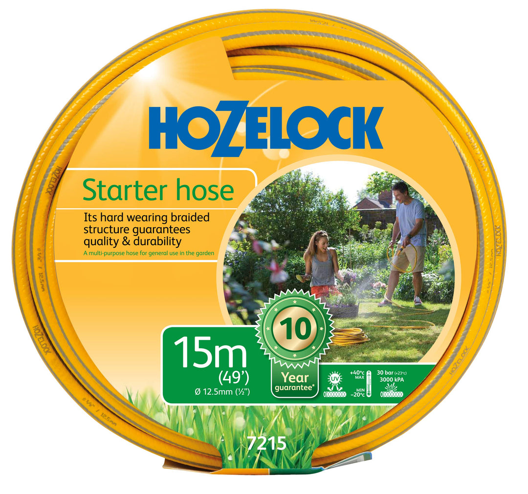 Hozelock - 7215 Maxi Plus Gartenschlauch 15 Meter durchmesser 12,5 mm - HOZ7215 15 m Spule, 15 m Spu