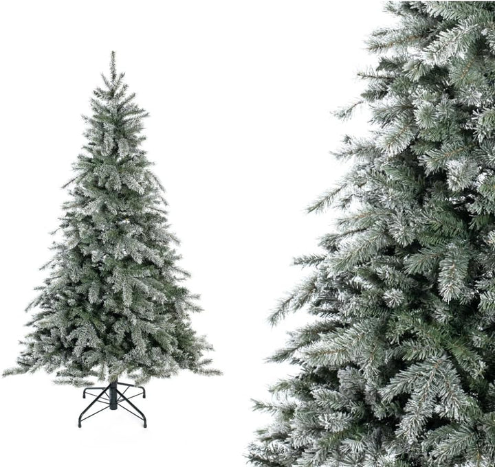 Evergreen Weihnachtsbaum 180 cm – naturgetreuer Tannenbaum, künstliche Fichte mit Ständer – Christba