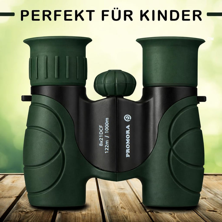 Fernglas für Kinder - Optimales Geschenk für Jungen und Mädchen - Starke Vergrösserung 8X21 – Umfang