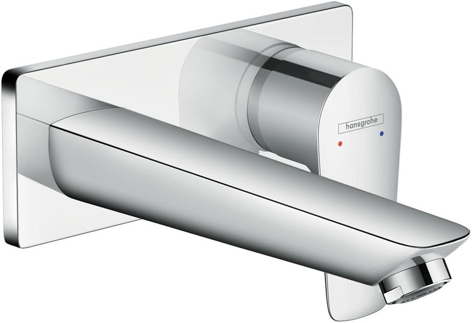hansgrohe Wasserhahn Talis E Unterputz (Armatur mit Auslauf Länge 165mm für Wandmontage) Chrom Chrom