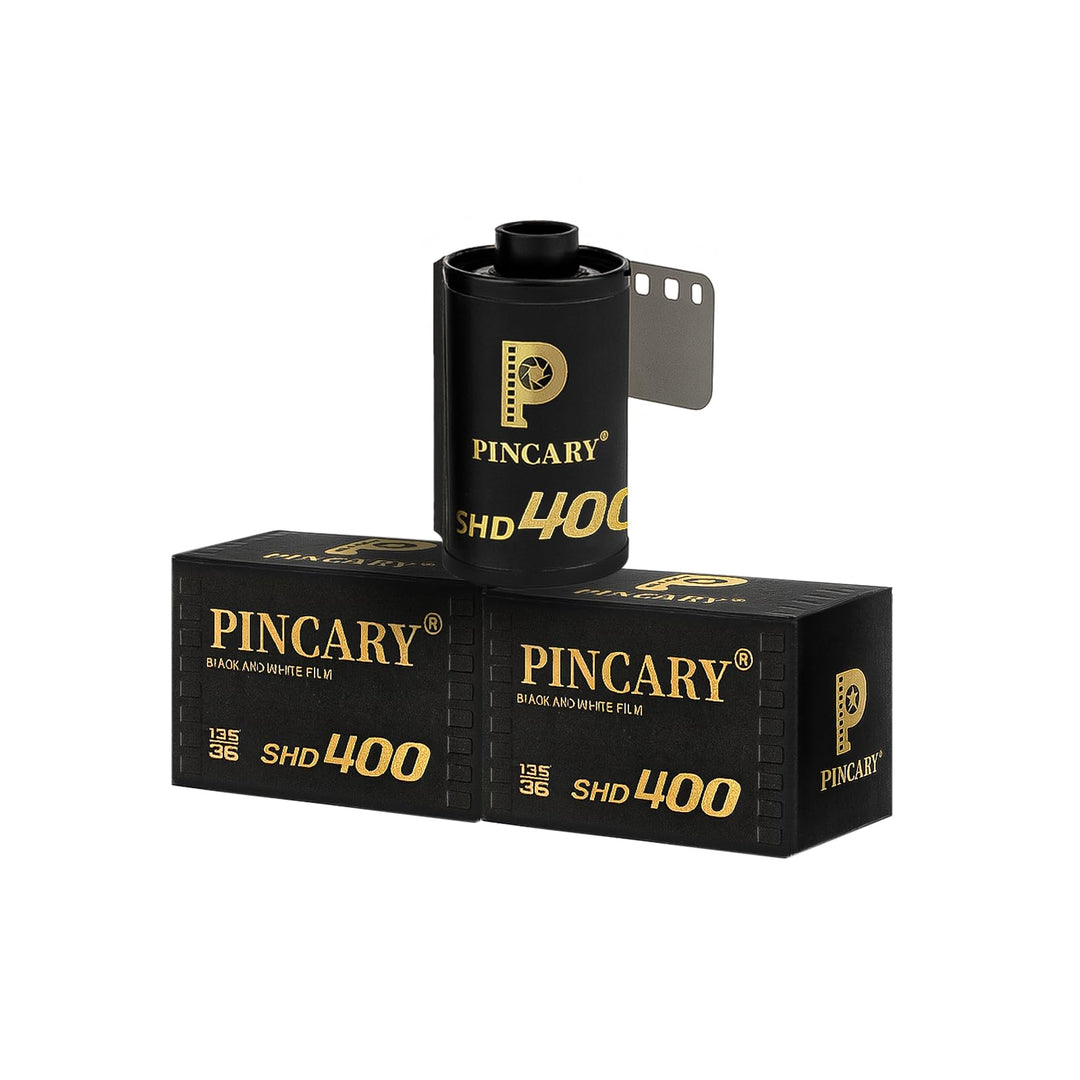 3-Pack - Pincary Film 35 mm ISO400 stabilisiert die Belichtung bei Aufträgen, Schwarzweissfilm 35mm