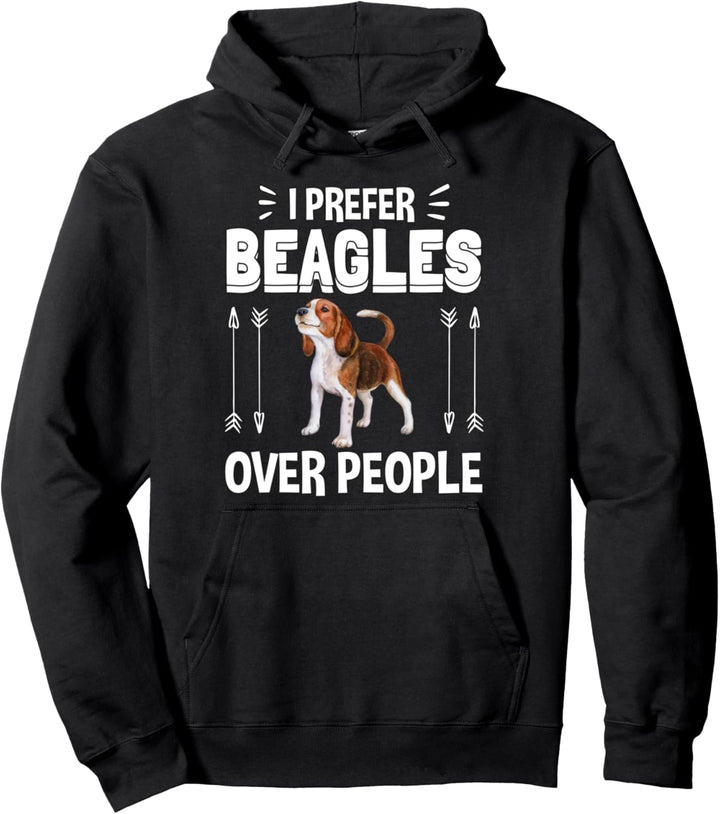 Ich ziehe Beagle Menschen vor Geschenk Beagle Pullover Hoodie