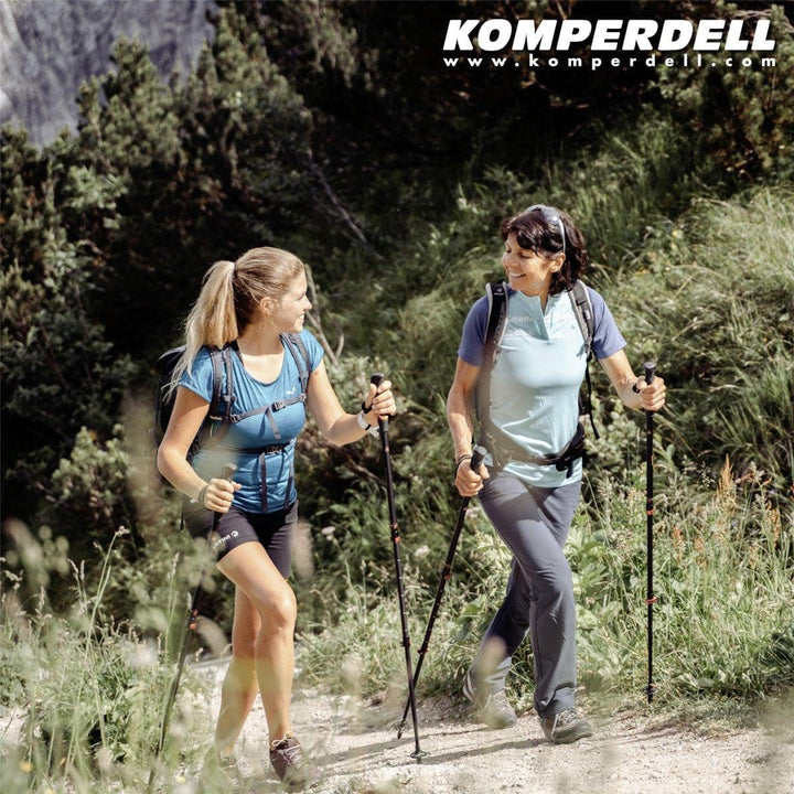 Komperdell 75041 Unisex – Erwachsene Carbon.C3 Pro Fitnessgerät, Schwarz, 105-140 cm