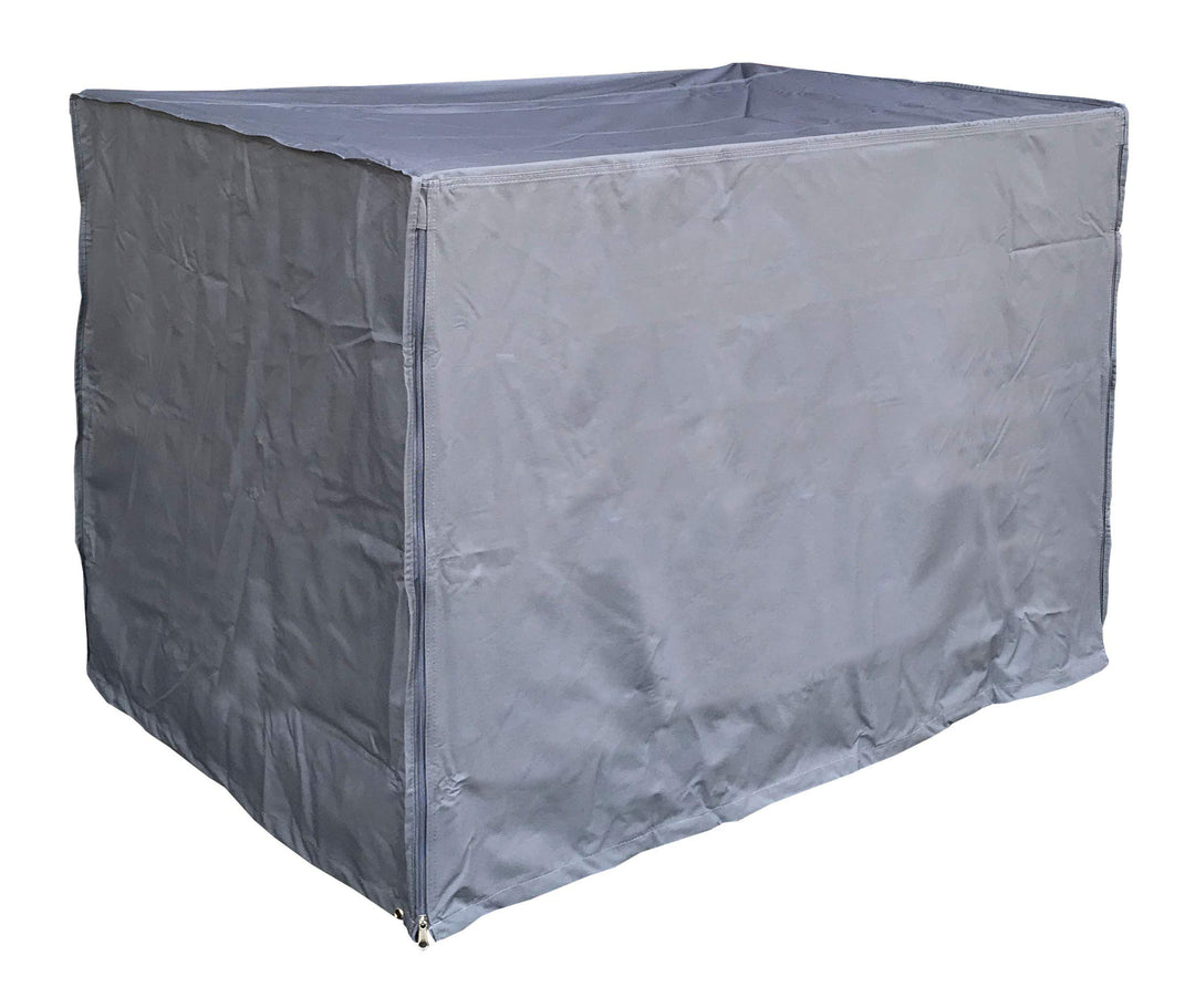 QUICK STAR 10 x Gitterbox Abdeckung 125x85x87cm Grau Schutzhülle Abdeckplane