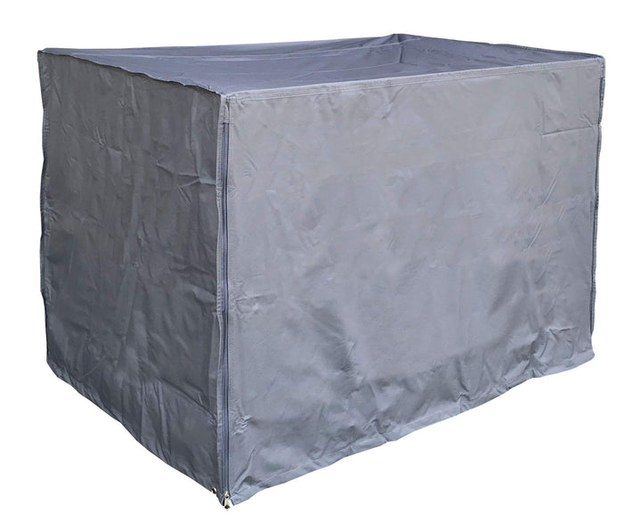 QUICK STAR 10 x Gitterbox Abdeckung 125x85x87cm Grau Schutzhülle Abdeckplane