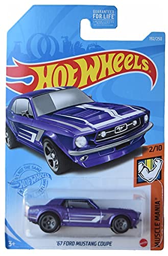 Hot Wheels '67 Ford Mustang Coupe, [Violett] 192/250 Muscle Mania 2/10