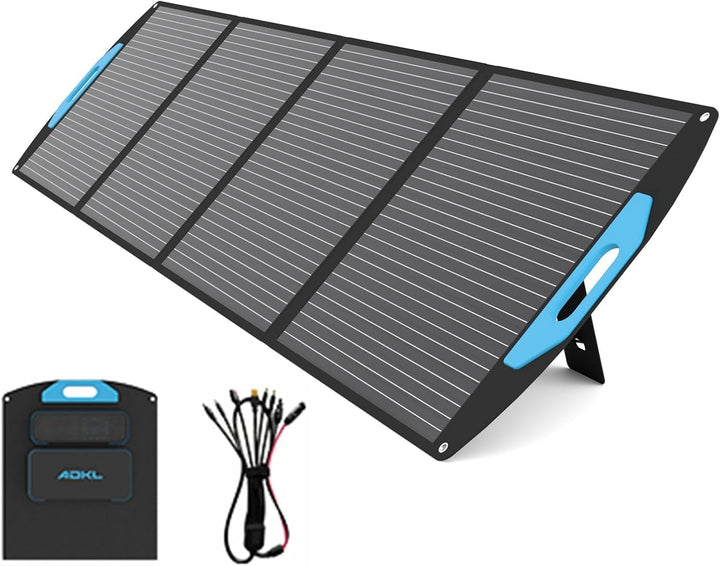 Tragbare Faltbar Solarpanel 200W, Monokristalline Solarmodule für Mobile Powerstation,Photovoltaik M
