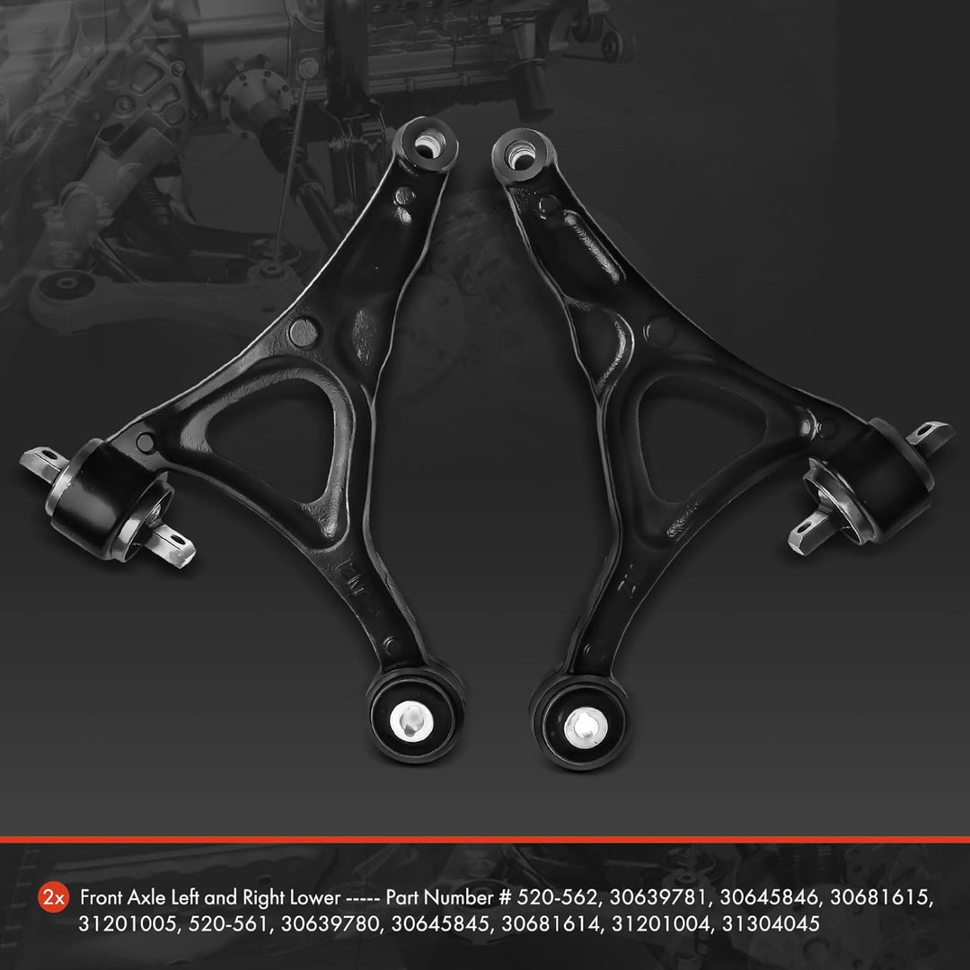 Frankberg 2x Querlenker Vorne unten Kompatibel mit XC90 I 275 2.4L-4.4L 2002-2014 Replace# 30639780