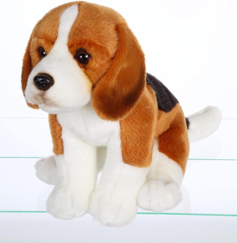 GIPSY TOYS - sitzender Hund 25 cm Beagle - Kuscheltier für Kinder - in 8 verschiedenen Modellen erhä