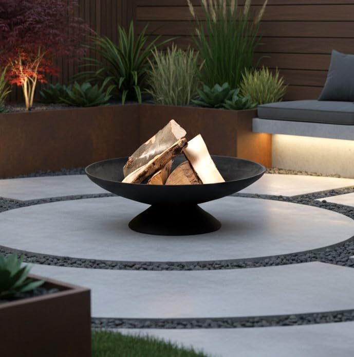 Jet-Line® | Feuerschale | Indio | Garten | Grill | 60 cm | Design | Outdoor | Gusseisen | Feuerstell