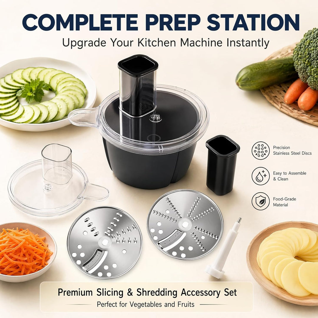 Gemüseschneider elektrisch für Thermomix TM5 TM6, Küchenmaschine Container Cutter Kit, Vegetable Cho