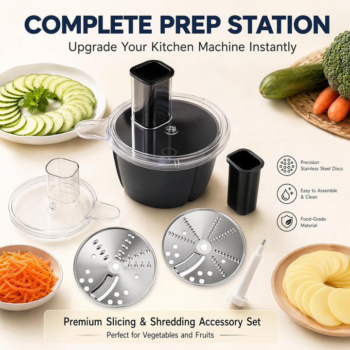 Gemüseschneider elektrisch für Thermomix TM5 TM6, Küchenmaschine Container Cutter Kit, Vegetable Cho