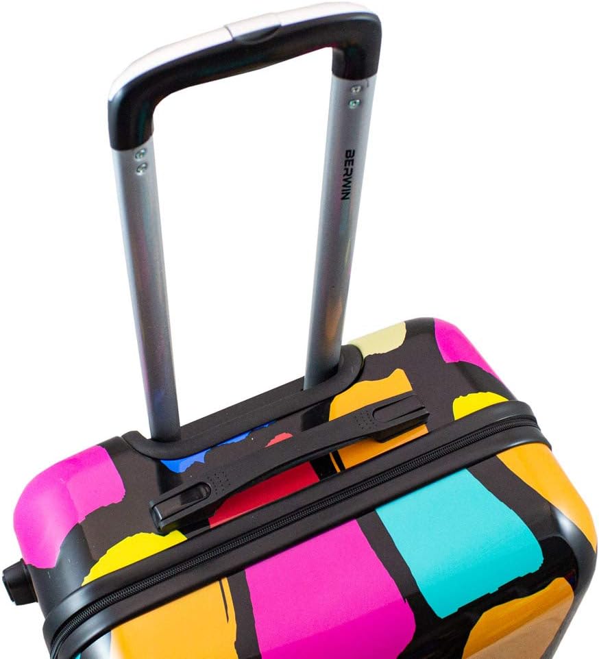 BERWIN® Design Koffer Reisekoffer Trolley Hartschalenkoffer Polycarbonat mit 4 Rollen als Set und Ei