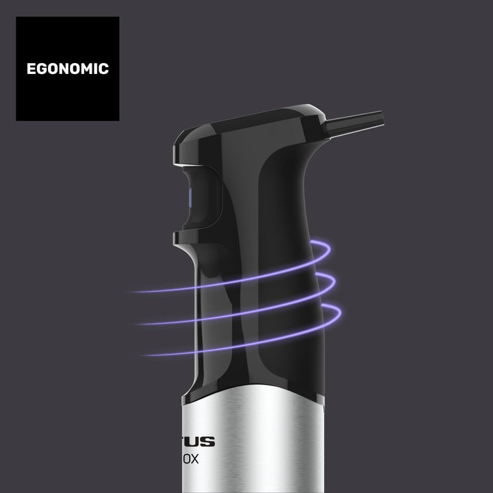 Taurus - Stabmixer | 1500 W | Elektrischer Zerkleinerer Edelstahl | 20 Geschwindigkeiten + Turbo | M
