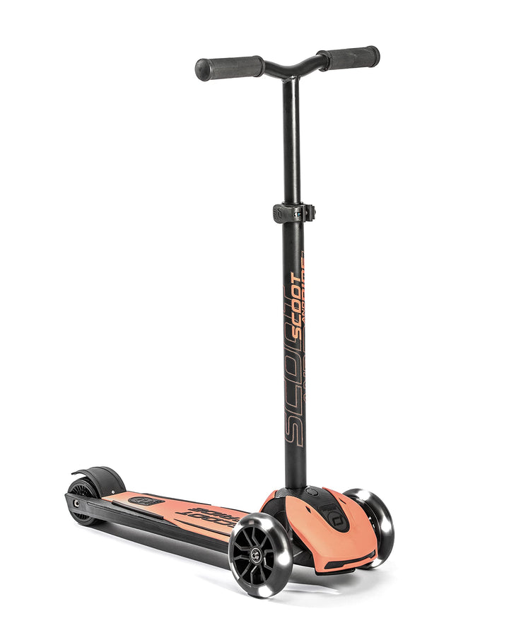 Scoot&Ride Highwaykick 5 LED Scooter, Steel Pfirsich, Pfirsich