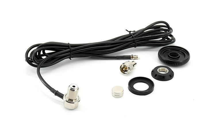 MAAS PL Einbauset mit 5 m RG-58 Kabel mit FME für Antennen mit PL Anschluss
