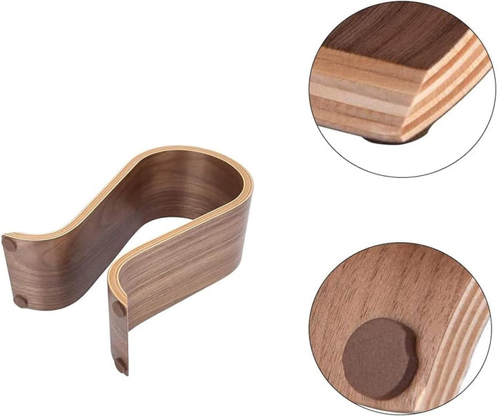 Kopfhörerhalter aus Holz, U Förmiger Kopfhörerständer, Universal Headset Halterung, Gaming Headset S