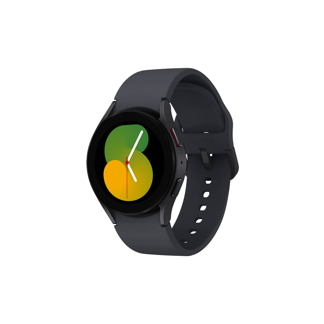 Samsung Galaxy Watch5, Runde Bluetooth Smartwatch, Wear OS, Fitnessuhr, Fitness-Tracker, 40 mm, Grap