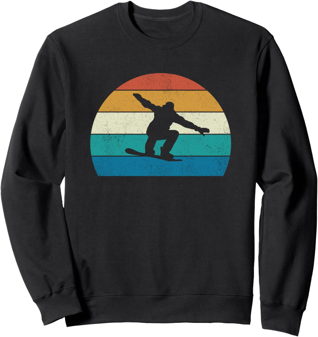 Snowboarding-Geschenk Retro Vintage Snowboard Sweatshirt