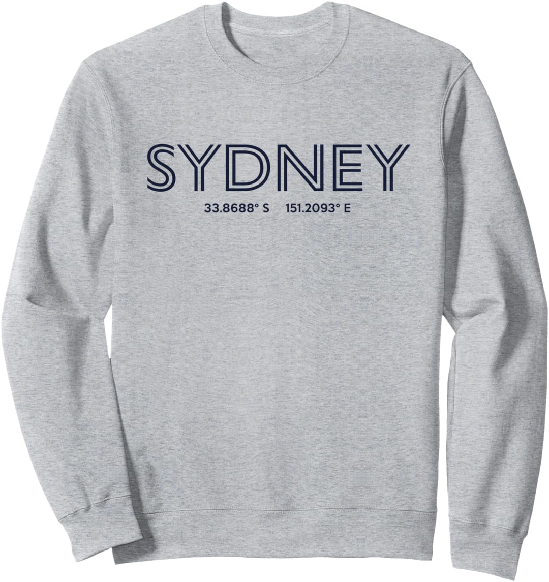 Australien City Koordinaten – Sydney Sweatshirt