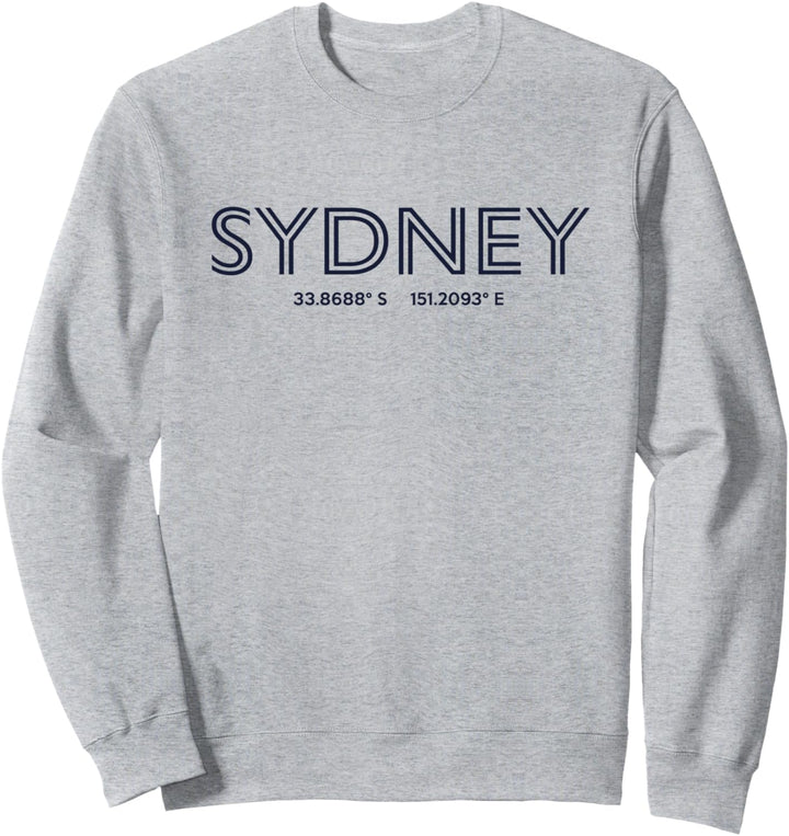 Australien City Koordinaten – Sydney Sweatshirt
