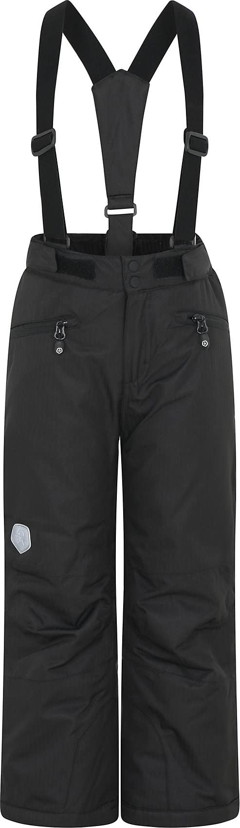 Color Kids Unisex Kinder Ski W.Pockets-Recycled Snow Pants, Schwarz