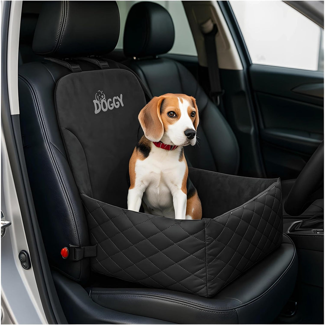 Hunde-Autositz für kleine/mittlere Hunde - Hundeautositz mit Dicker Polsterung - Waschbarer hundesit