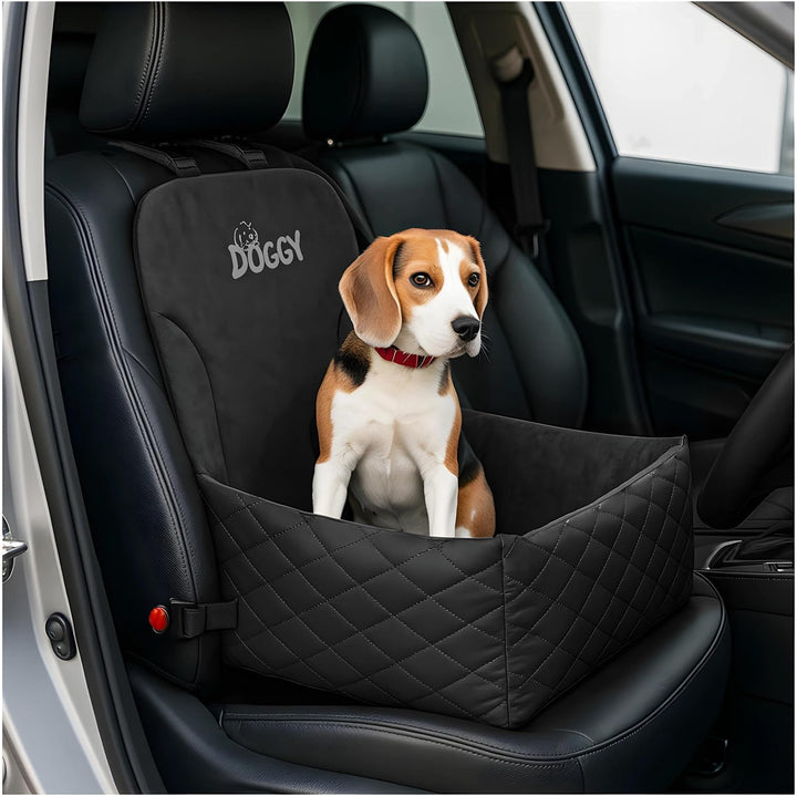 Hunde-Autositz für kleine/mittlere Hunde - Hundeautositz mit Dicker Polsterung - Waschbarer hundesit