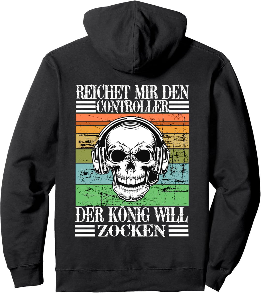Zocker Shirt mit Gamer Spruch für Herren Damen Gaming Pullover Hoodie