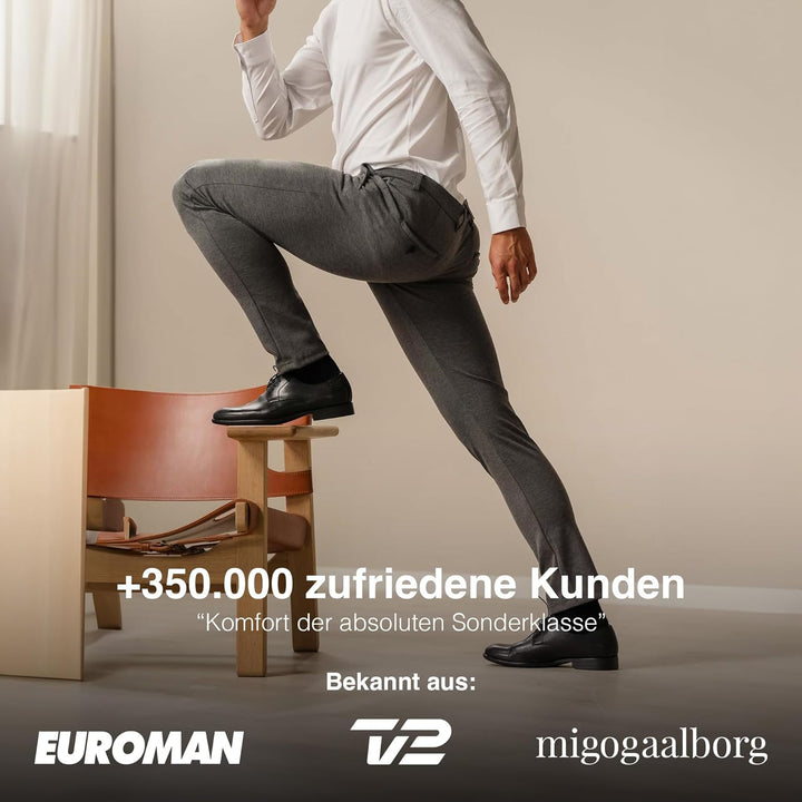 Performance Pants Herren - Stilvolle Slim Fit Herren Hosen Stretch - Hosen Herren Stretch - Angenehm