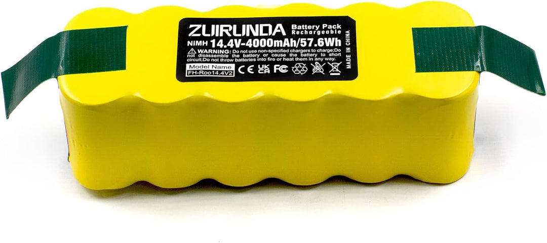 14,4V 4000mAh/4Ah NI-MH Akku Ersatz für iRobot Roomba 500 600 700 800 Serie Ersatzakku Passt R3 irob
