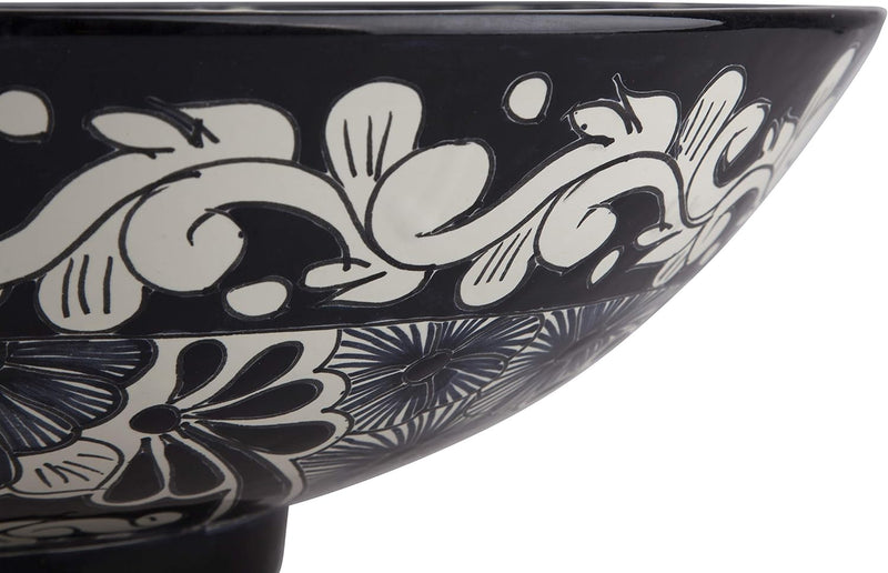 Serena - Talavera Aufsatzwaschtisch - Cerames | Aufsatzwaschbecken 44 x 13,5 cm | Mexiko Waschschale