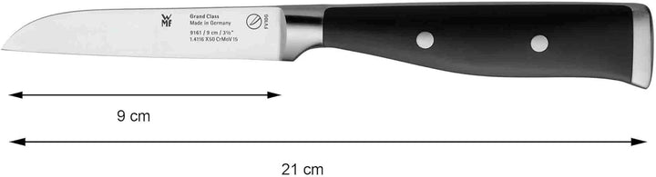 WMF Grand Class Gemüsemesser 21 cm, Made in Germany, Messer geschmiedet, Performance Cut, Spezialkli