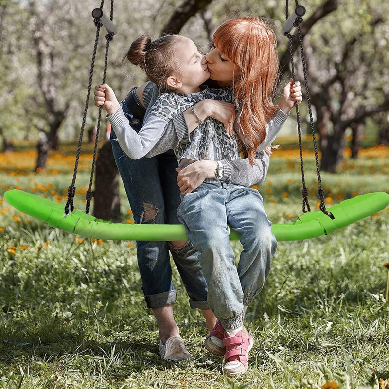 GOPLUS Höheverstellbare Schaukel bis 150 kg belastbar, Gartenschaukel für Erwachsene oder Kinder, ex