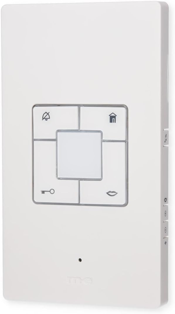 M-e modern-Electronics Vistus AD ALU 4030 S Vistus Türsprechanlage Kabelgebunden Komplett-Set 3 Fam