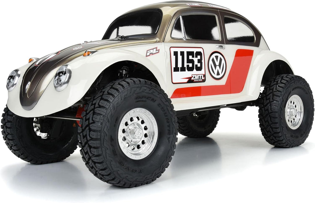 Pro-Line 1/10 Volkswagen Beetle Clear Body 12.3" (313mm) Wheelbase Crawlers