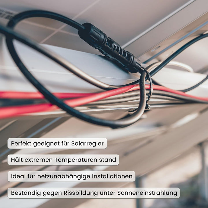 Offgridtec 10m 6mm² Profi-Verbindungskabel mit PV-Stecker, 10m