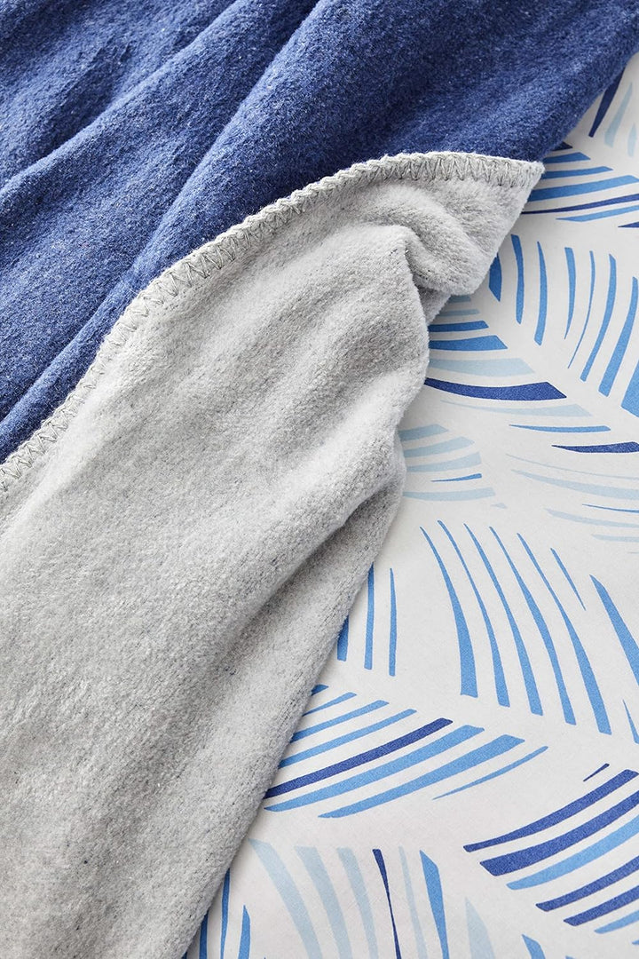 Nautica Home Wave Bettwäsche 100% Coton Renforce 155x200 cm Bettbezug 80x80 Kopfkissenbezug Reissver