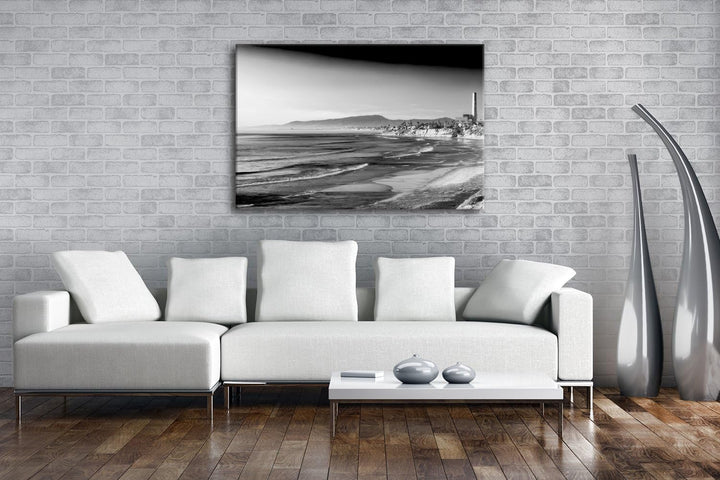 deyoli zauberhafte Küste von Kalifornien Format: 80x60 Effekt: Schwarz/Weiss als Leinwand, Motiv fer