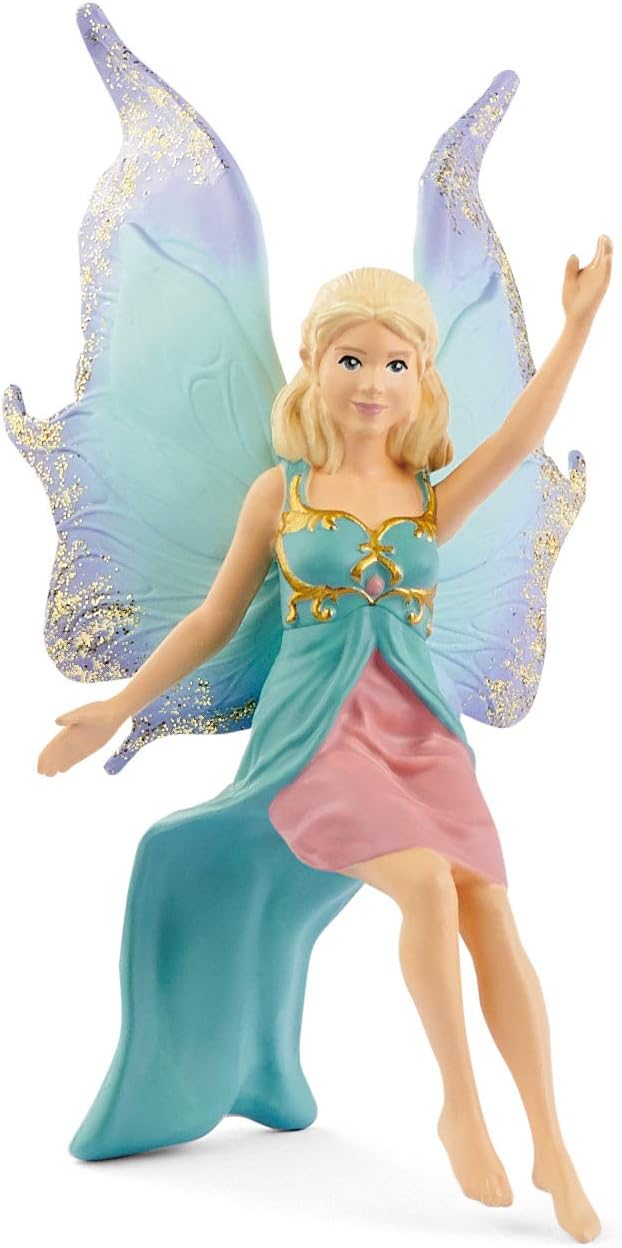Schleich 70714 bayala Fairy in Flight on Winged Lion Single Standardverpackung, Single Standardverpa
