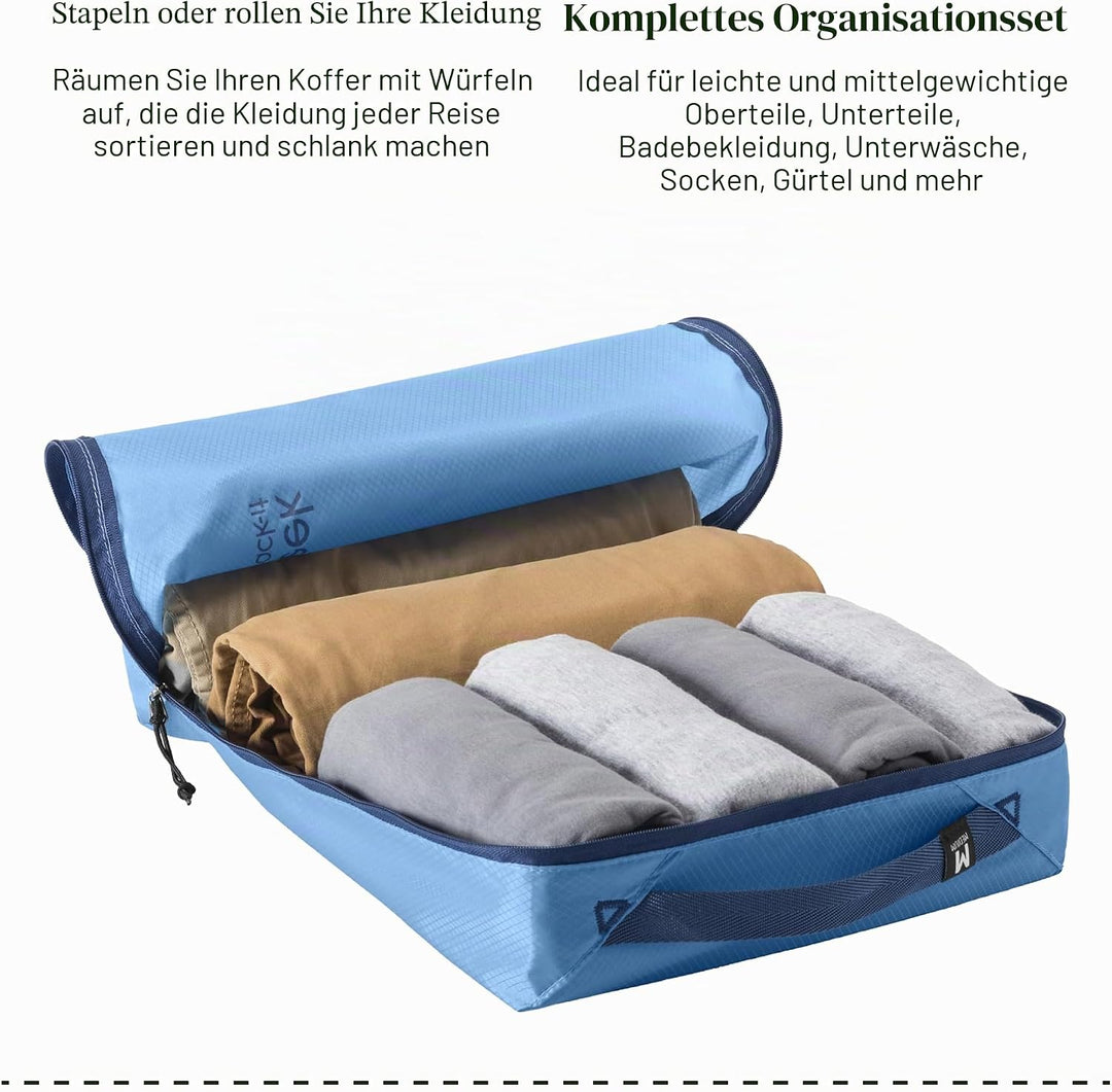 Eagle Creek Pack-It Isolate and Reveal Packwürfel-Set – strapazierfähiges, ultraleichtes und wassera