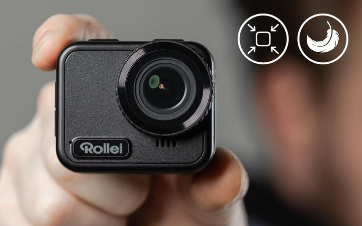 Rollei Actioncam 9s Cube: Brillante 4K Action, Wasserdicht bis 21m, Mini-Design, Touchscreen & Bilds