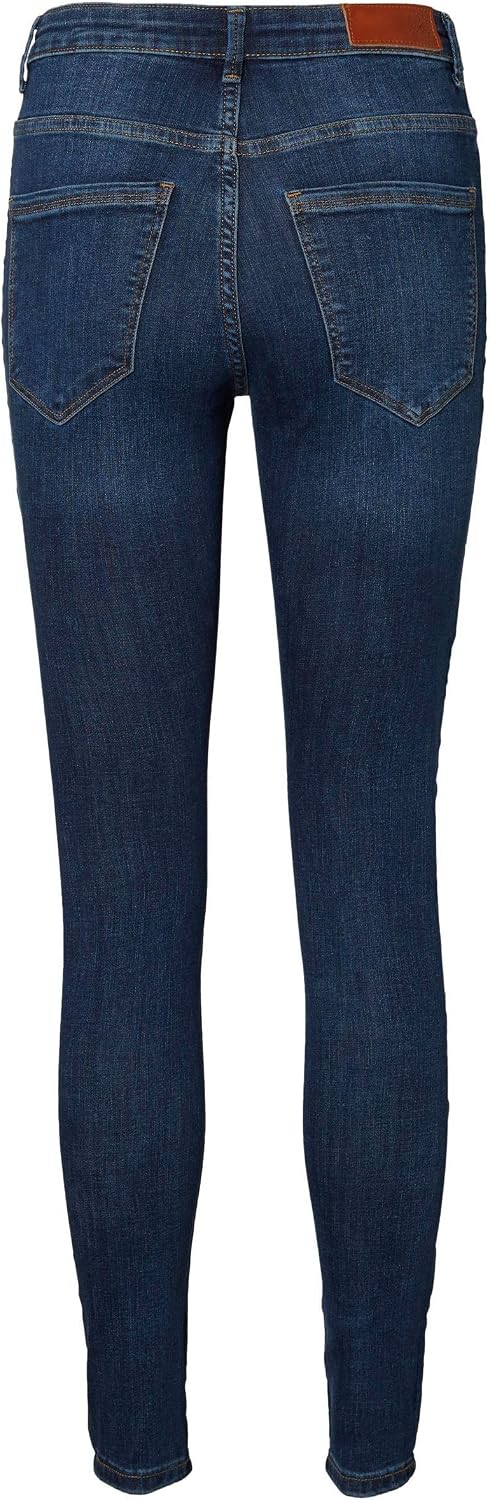 VERO MODA Female Skinny Jeans VMSOPHIA Hohe Taille Skinny Fit Jeans, Medium Blue Denim