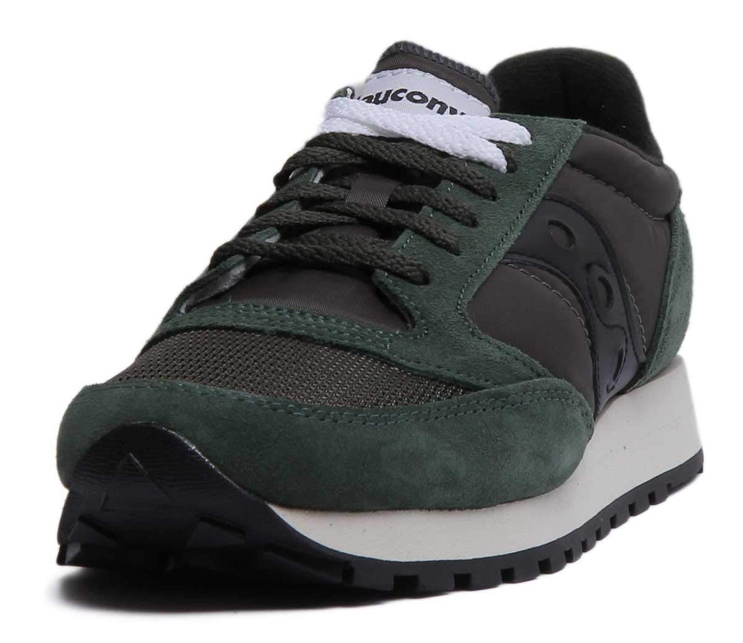 Saucony Jazz Original Vintage Herren Sportschuhe 35.5 EU Dark Green Black, 35.5 EU Dark Green Black